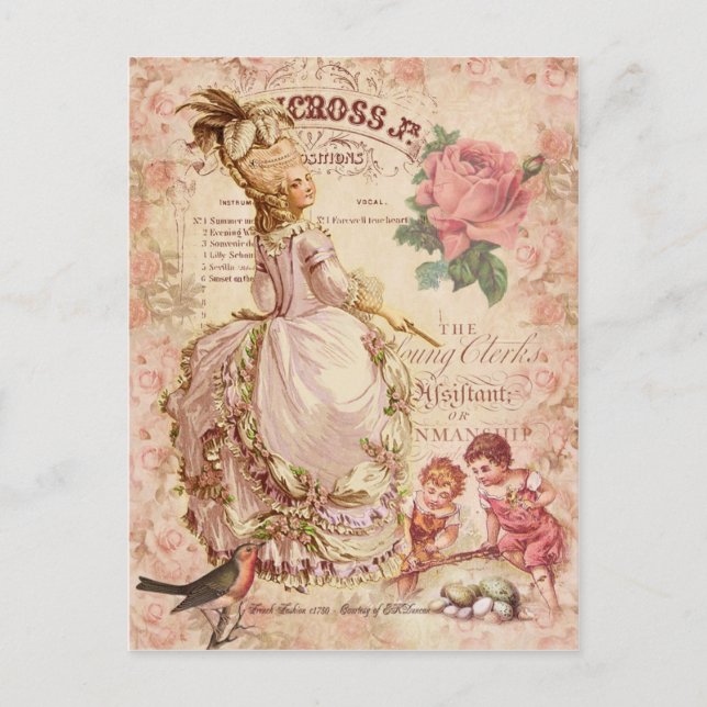 Mademoiselle Couture Vykort (Framsida)