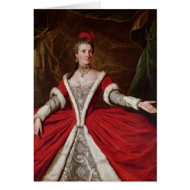 Mademoiselle Dumesnil Hälsningskort (Framsidan)