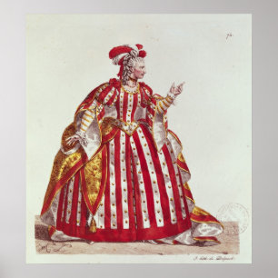 Mademoiselle Dumesnil i rollen av Poster