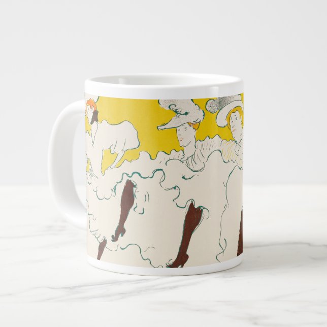 Mademoiselle Eglantines trupp, Toulouse Lautrec Jumbo Mugg (Framsida vänster)