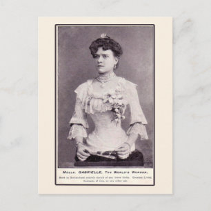 Mademoiselle Gabrielle The Halva Woman, på kort