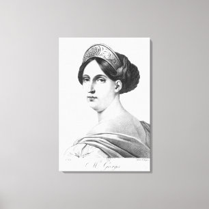 Mademoiselle George, 1825 Canvastryck