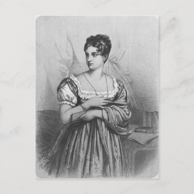 Mademoiselle George, graverad av J. Champagne Vykort (Framsida)