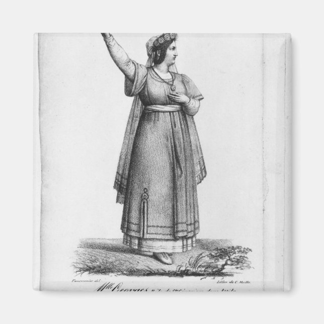 Mademoiselle George i rollen Magnet (Framsidan)