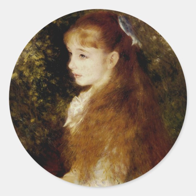 Mademoiselle Irene Cahen d'Anvers Runt Klistermärke (Framsida)