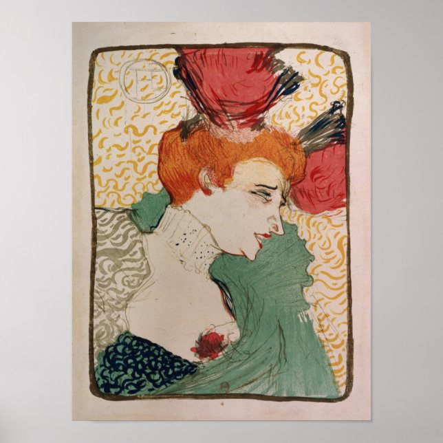 Mademoiselle Marcelle Lender, 1895 Poster (Framsidan)