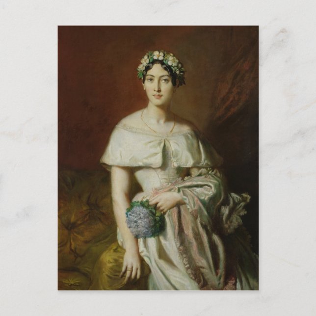 Mademoiselle Marie-Therese de Cabarrus, 1848 Vykort (Framsida)