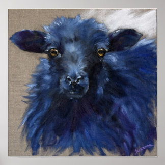 Mademoiselle Pivoine porträtt1 Poster