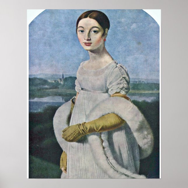 Mademoiselle Riviere av Jean Auguste Ingres Poster (Framsidan)