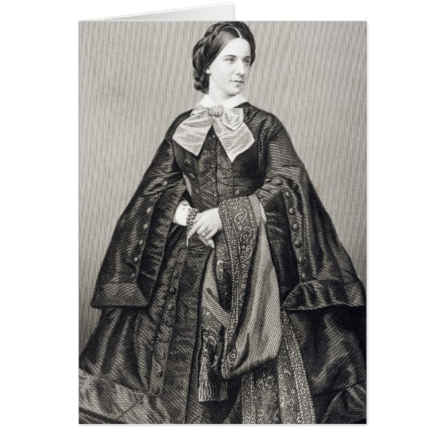 Mademoiselle Victoire Balfe Hälsningskort (Framsidan)