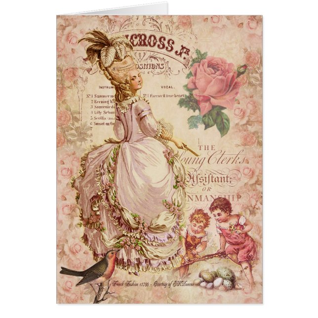 MademoiselleCouture Hälsningskort (Framsidan)