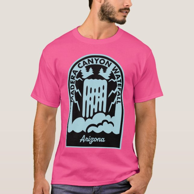 Madera Canyon-vattenfall Arizona T Shirt (Framsida)