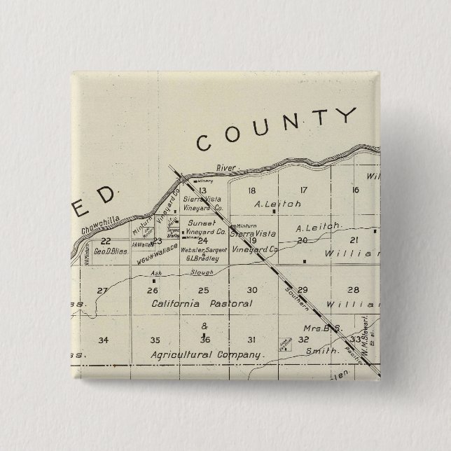Madera County, Kalifornien 2 Knapp (Framsida)