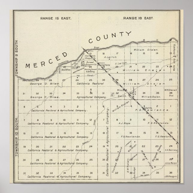 Madera County, Kalifornien 2 Poster (Framsidan)