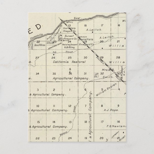 Madera County, Kalifornien 2 Vykort (Framsida)