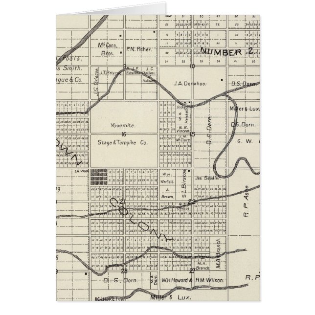 Madera County, Kalifornien 4 Hälsningskort (Framsidan)