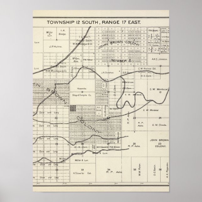 Madera County, Kalifornien 4 Poster (Framsidan)