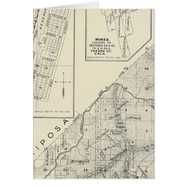 Madera County, Kalifornien Hälsningskort (Framsidan)