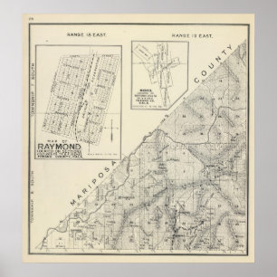 Madera County Kalifornien Poster