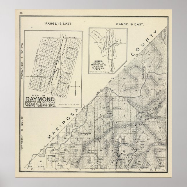 Madera County, Kalifornien Poster (Framsidan)