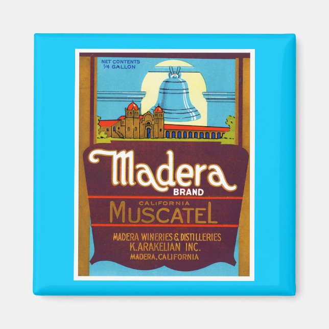 Madera Muscatel Magnet (Framsidan)