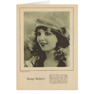 Madge Bellamy 1923 Hälsningskort