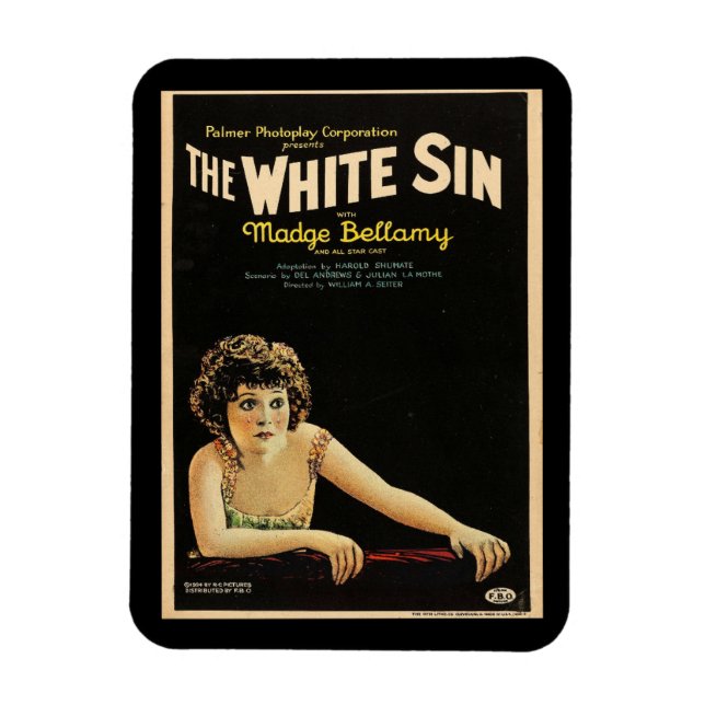 Madge Bellamy, White Sin, tyst film Magnet (Vertikal)