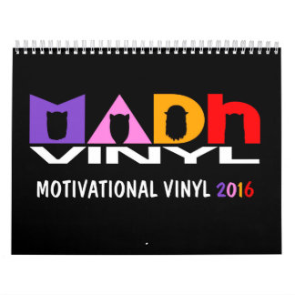 MADh vinyl kalender för 12 månad