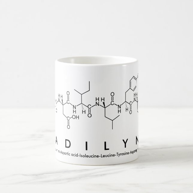 Madilynn peptide namn mugg (Center)