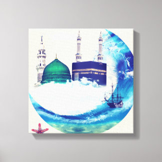 Madina mecca Islamic canvas Art Design östra