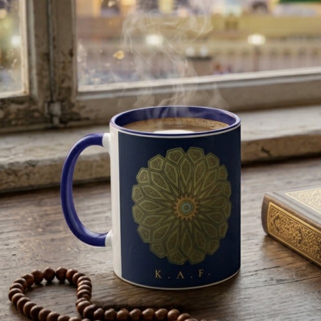 Madinah Rosette Islamsk Personlig Konst Mugg (Skapare uppladdad)