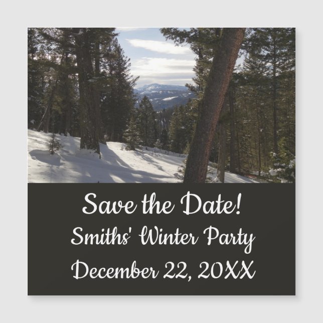 Madisbergen i Winter i Montana (Framsida)