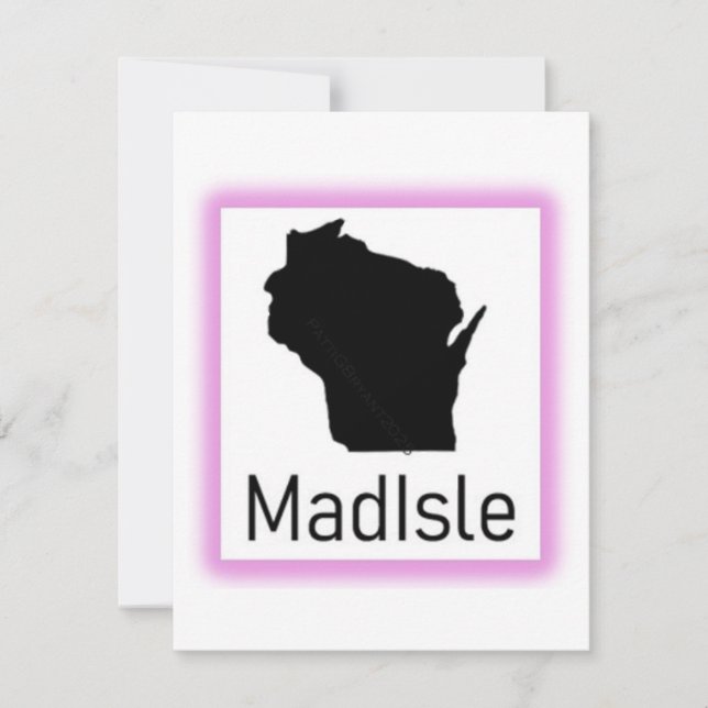 MadIsle Lila 2025 Notecard Anteckningskort (Framsida)