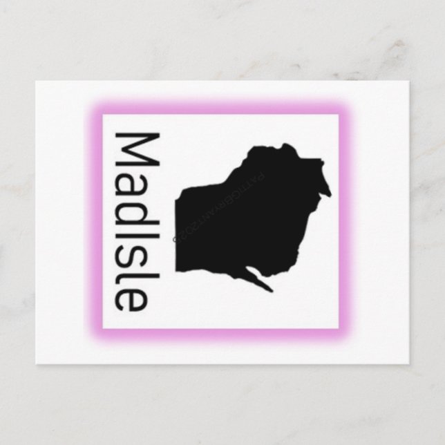 MadIsle Lila Postcard 2025 Helg Vykort (Framsida)