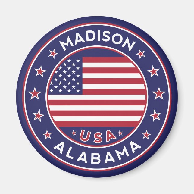 Madison, Alabama Magnet (Framsidan)