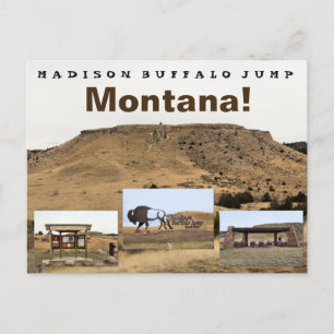Madison Buffalo Jump Vykort
