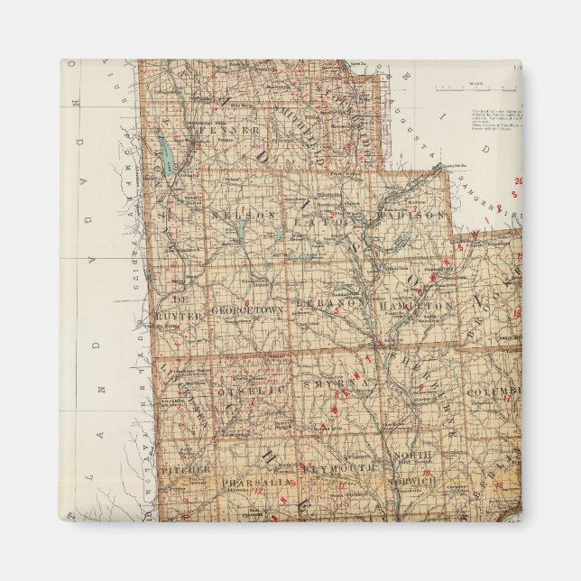 Madison, Chenango, Broome County Magnet (Framsidan)