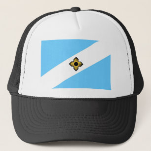Madison City flagga Wisconsin State America land Keps