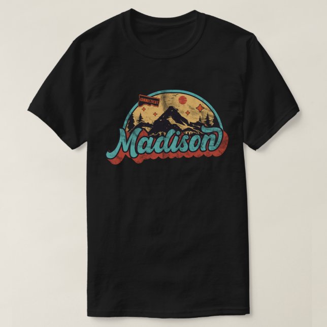 Madison, Connecticut T Shirt (Design framsida)