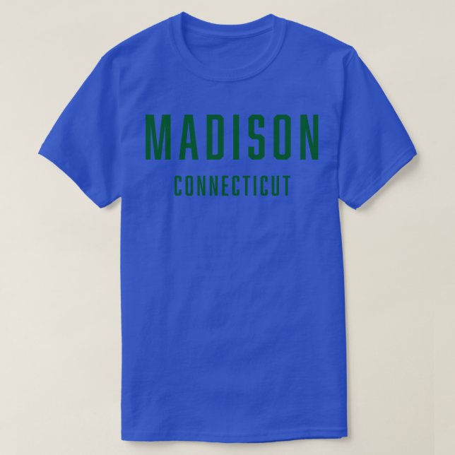 Madison Connecticut TShirt T Shirt (Design framsida)