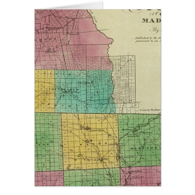 Madison County Hälsningskort (Framsidan)