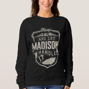 Madison First Namn Shirt Madison Namn Birthday T
