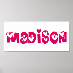 Madison i Hearts Poster