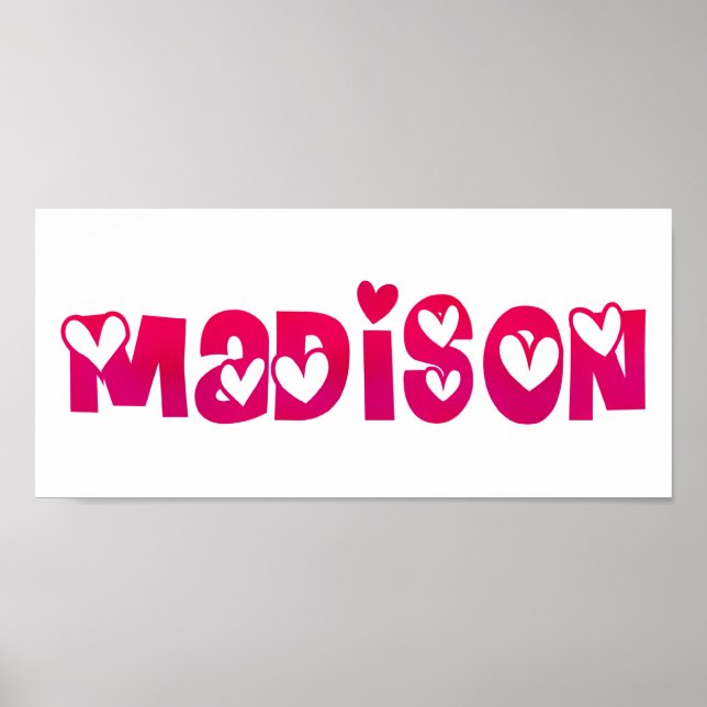 Madison i Hearts Poster (Framsidan)