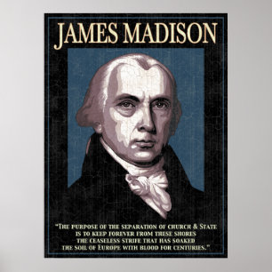 Madison - kyrka och stat poster