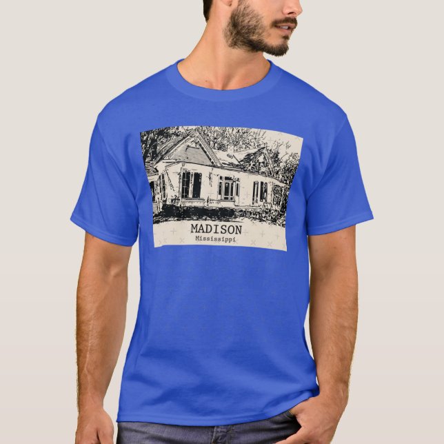 Madison Mississippi T Shirt (Framsida)
