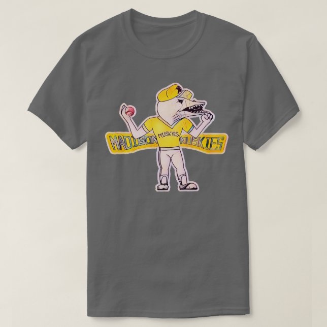 Madison Muskies Baseball T Shirt (Design framsida)