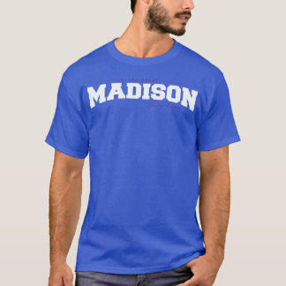Madison Namn Begränsad Upplaga Rolig Retro Vintage T Shirt