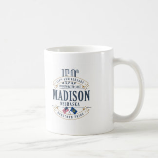 Madison Nebraska 150. årsdagmugg Kaffemugg