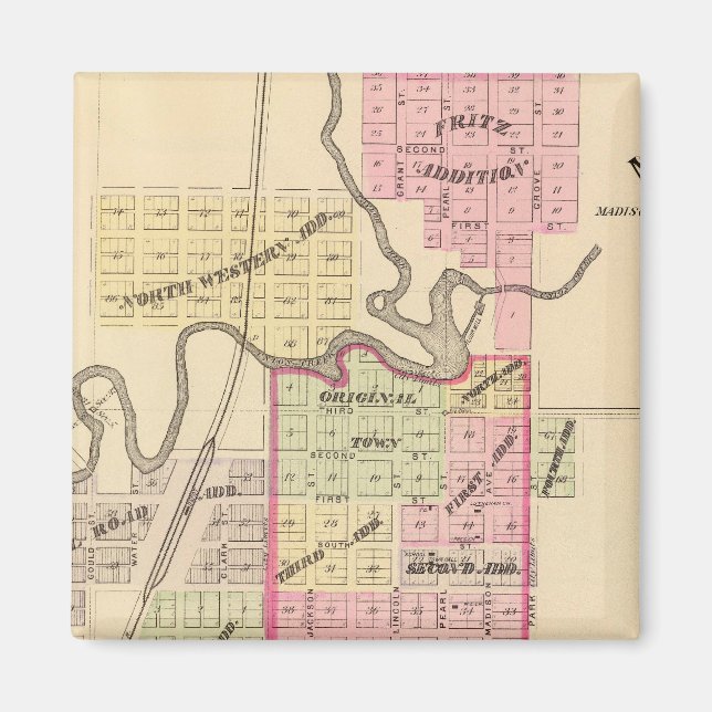 Madison, Nebraska Magnet (Framsidan)